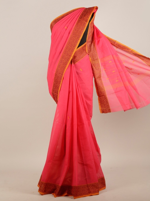 

Pothys Pink Pure Cotton Saree
