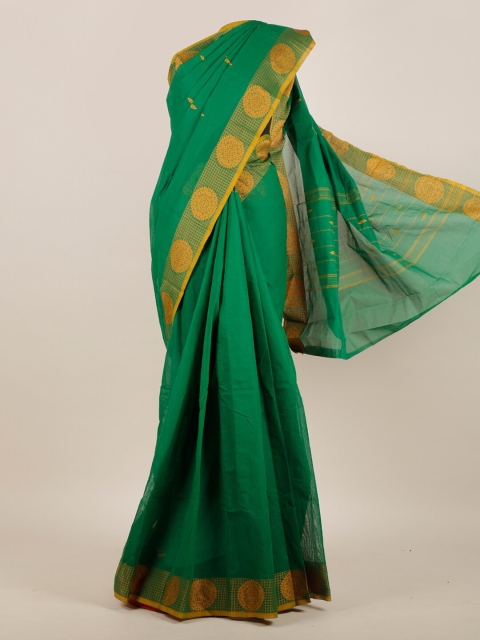 

Pothys Green Woven Design Pure Cotton Saree