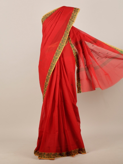 

Pothys Red Pure Cotton Saree