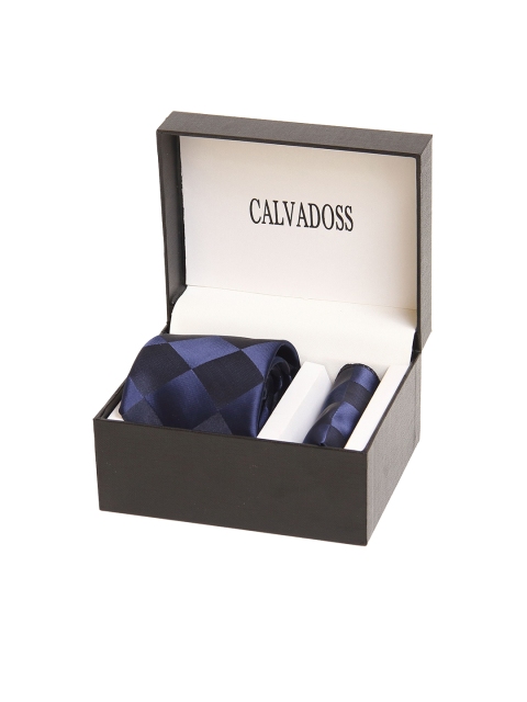 

Calvadoss Men Navy Blue Accessory Gift Set