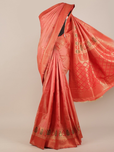 

Pothys Pink Woven Design Zari Art Silk Saree