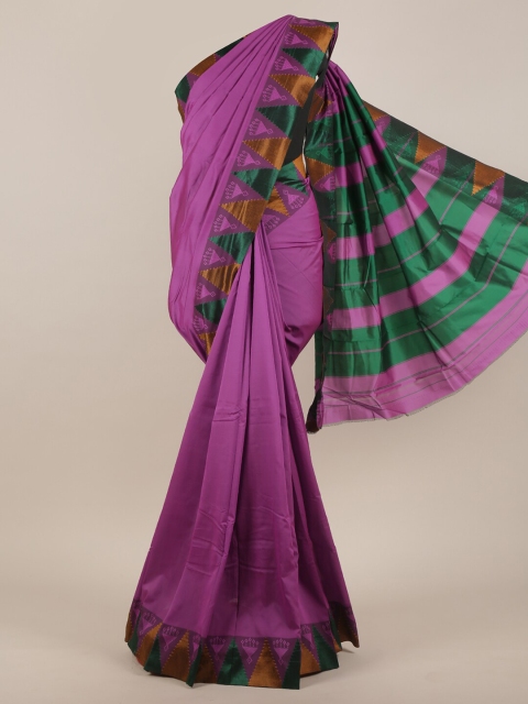 

Pothys Purple & Green Art Silk Saree