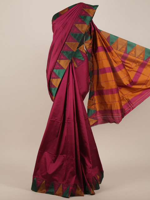 

Pothys Magenta Art Silk Saree