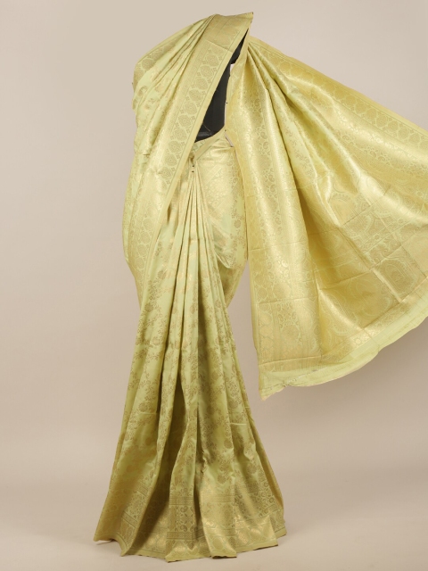 

Pothys Green Paisley Art Silk Saree