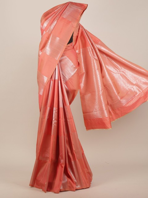 

Pothys Peach-Coloured Art Silk Saree