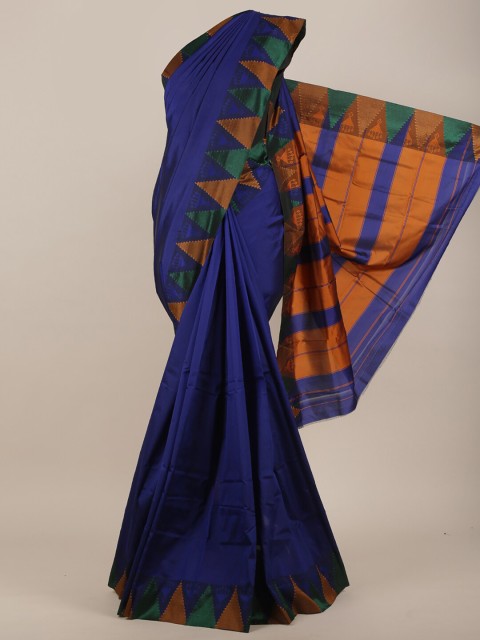 

Pothys Blue Art Silk Saree
