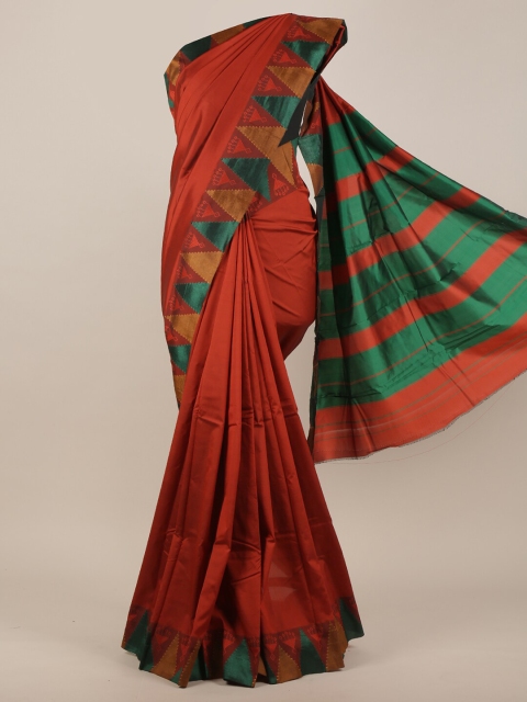 

Pothys Red & Green Woven Design Art Silk Saree