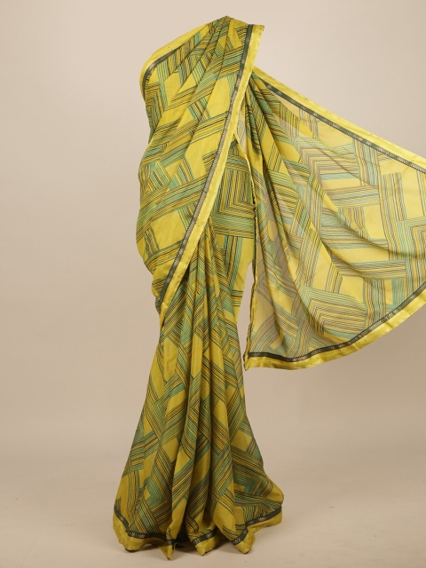 

Pothys Green Printed Saree