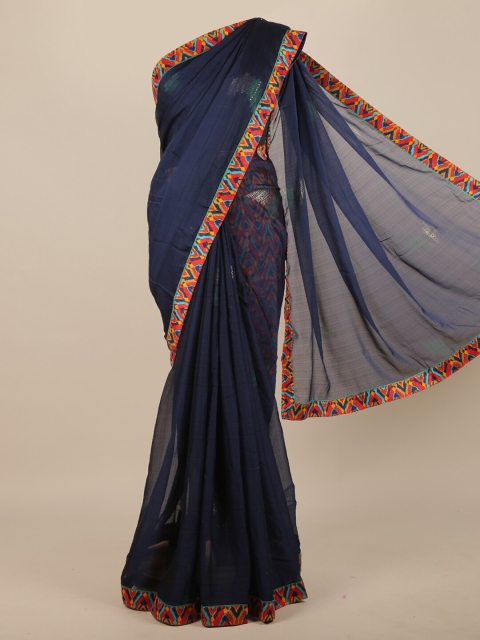 

Pothys Navy Blue Saree