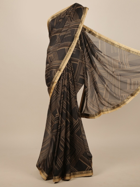 

Pothys Black Printed Saree