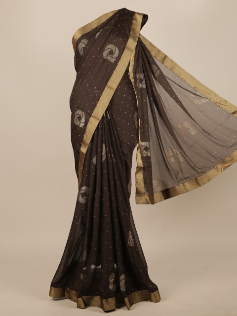 

Pothys Brown Woven Design Saree