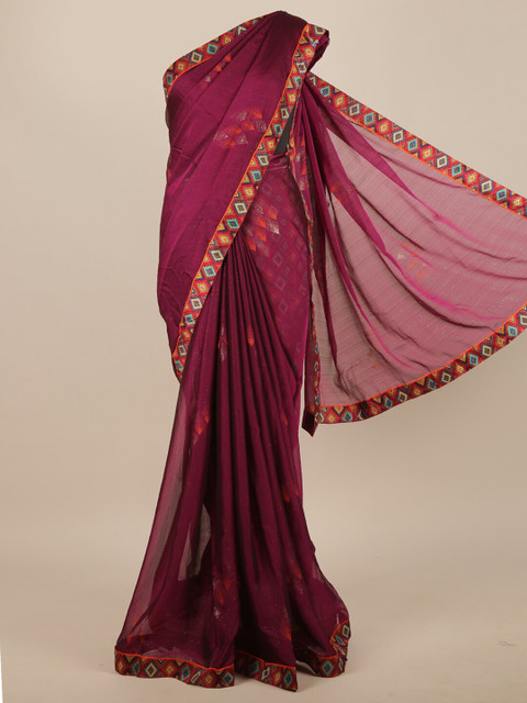 

Pothys Purple Printed Saree