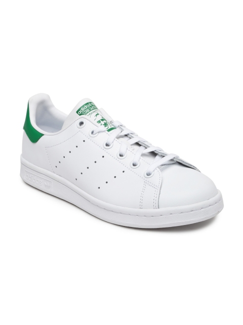 

ADIDAS Originals Kids Unisex White Stan Smith CF J Leather Sneakers