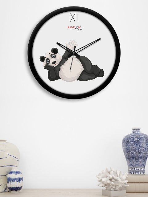 

RANDOM Black & White Sleeping Teddy Bear Printed Analogue Contemporary Wall Clock