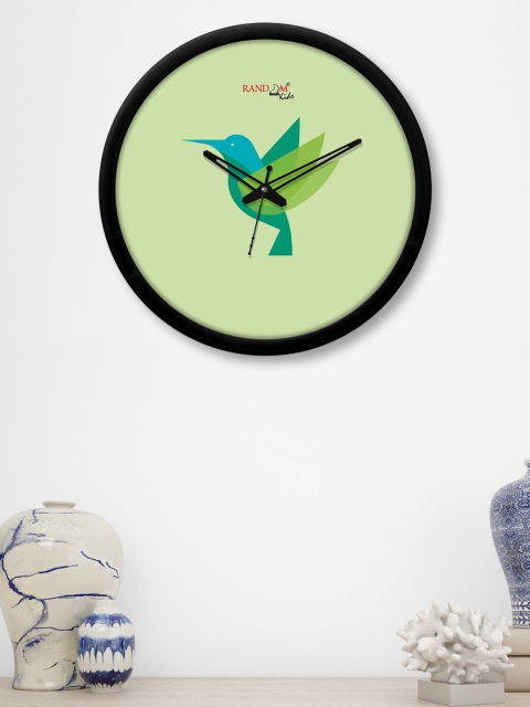 

RANDOM Lime Green & Green Printed Contemporary Wall Clock