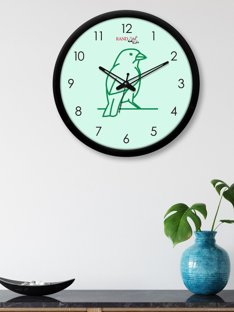

RANDOM Sea Green Printed Analogue Wall Clock