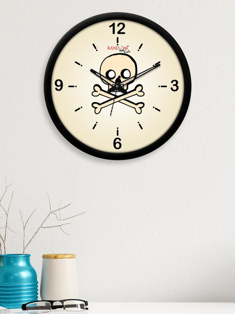 

RANDOM Off White Printed Analogue Wall Clock