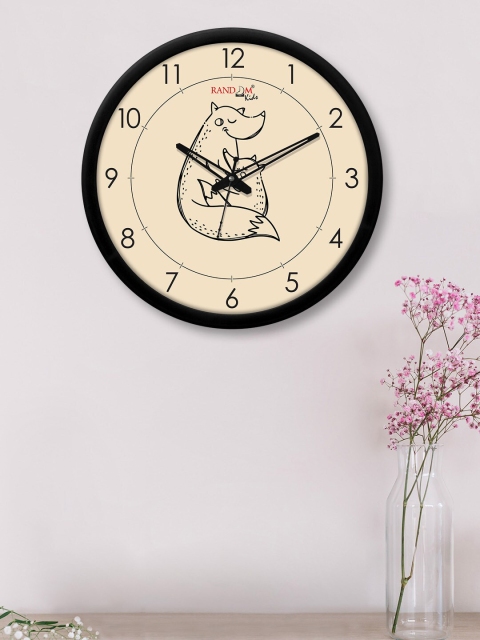 

RANDOM Beige Printed Analogue Wall Clock