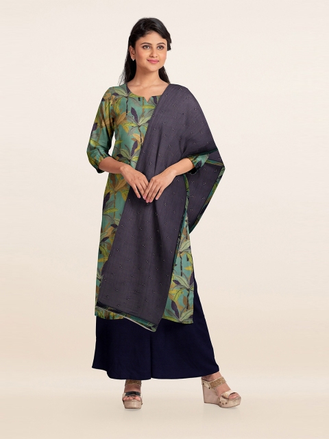 

Pothys Women Multicolor Printed Unstitched Dress Material, Multi