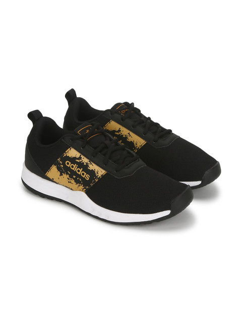 

Adidas Lit Up M Men Black & Gold Running Shoes