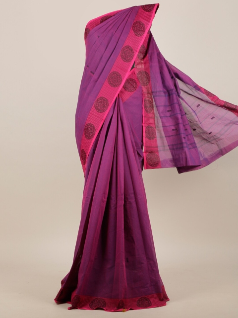 

Pothys Violet Pure Cotton Saree
