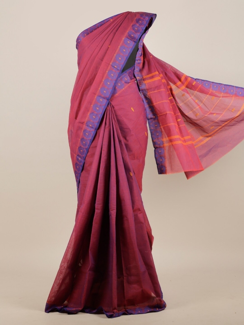 

Pothys Violet Ethnic Motifs Pure Cotton Saree