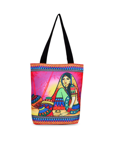 

All Things Sundar Multicoloured Printed Shopper Tote Bag, Multi