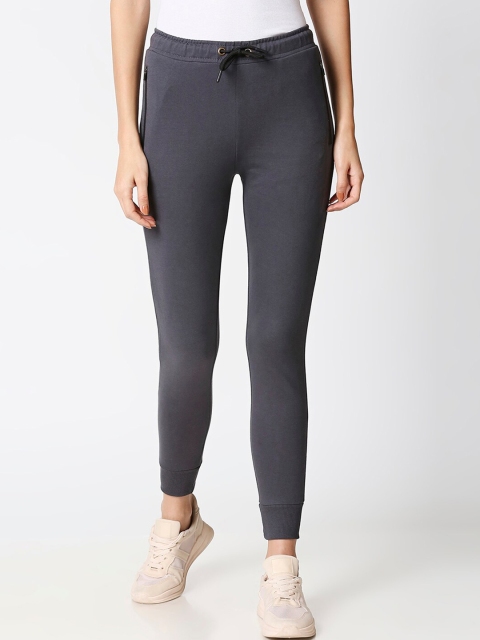 

Bewakoof Women Grey Solid Joggers