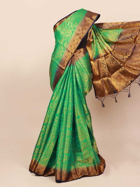 

Pothys Green Woven Design Art Silk Saree