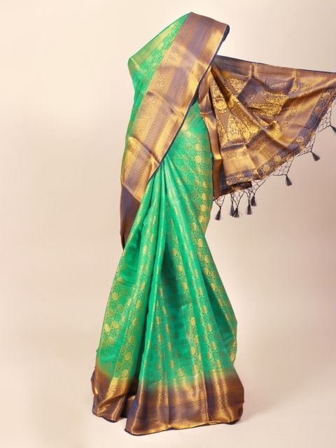 

Pothys Green Woven Design Art Silk Saree