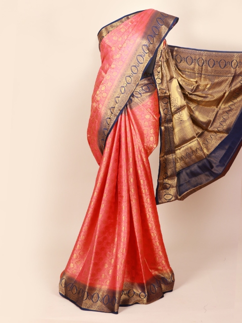 

Pothys Pink Woven Design Art Silk Saree