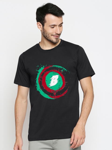 

Blacksmith Men Black Printed T-shirt