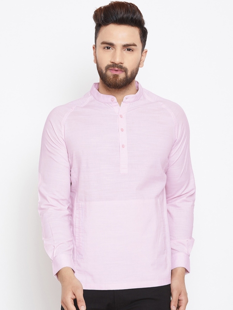 

Canary London Men Pink Solid Slim Fit Casual Shirt
