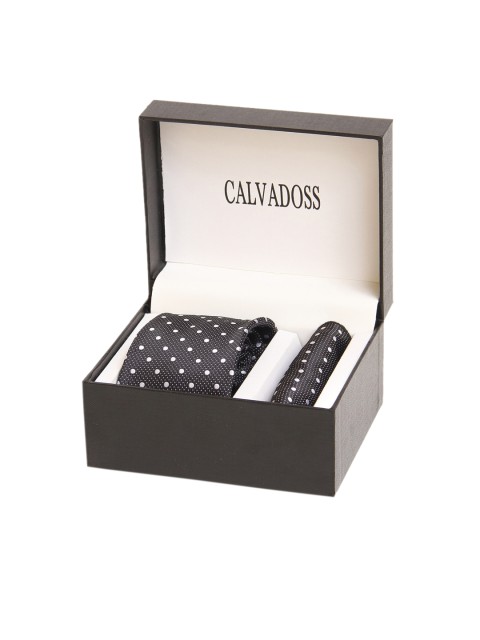 

Calvadoss Men Black & White Accessory Gift Set