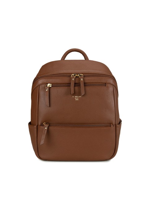 

Da Milano Women Brown Solid Backpack
