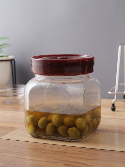 

Lock & Lock Transparent Square Breathing Glass Shum Canister