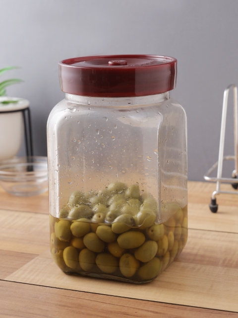 

Lock & Lock Transaparent Square Breathing Glass Shum Canister For Fermented Foods 1.5 L, Transparent