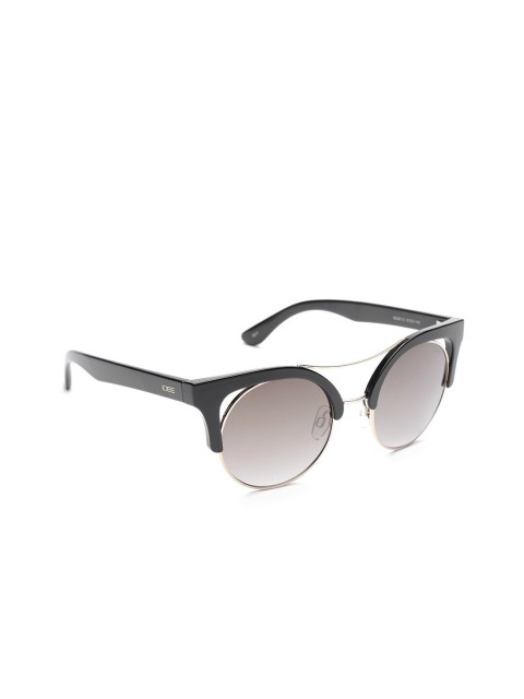 

IDEE Unisex Grey & Black Cat Eye UV Protected Sunglasses