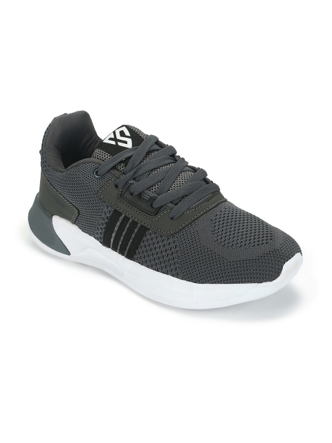 

Columbus Men Grey & Black Running Shoes