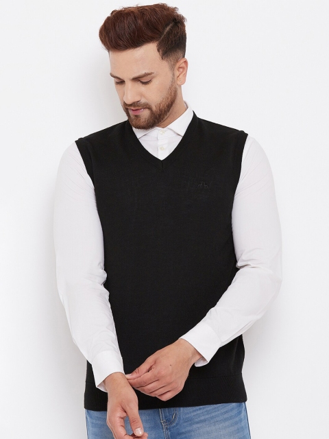 

98 Degree North Men Black Sweater Vest