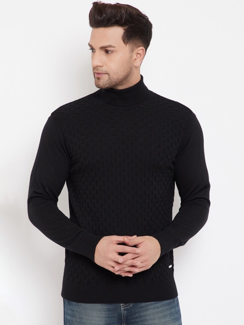

98 Degree North Men Black Pullover Sweater