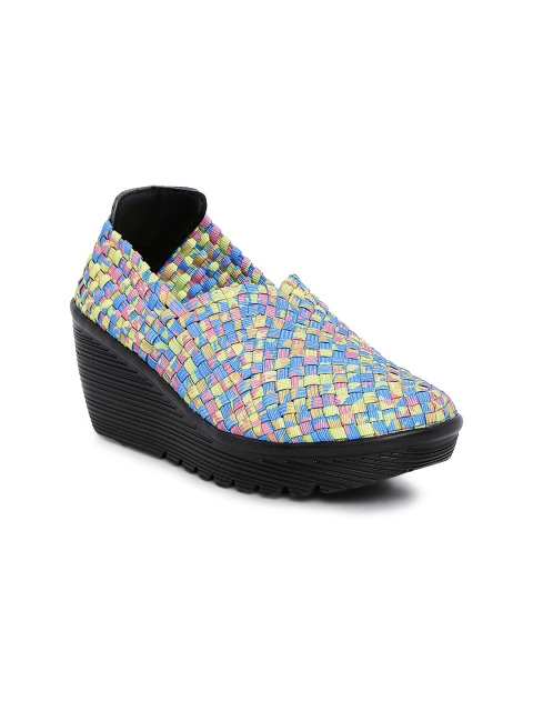 

Catwalk Women Multicolour Woven Heeled Boots, Multi