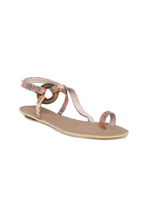

Catwalk Women Orange Printed Sandals