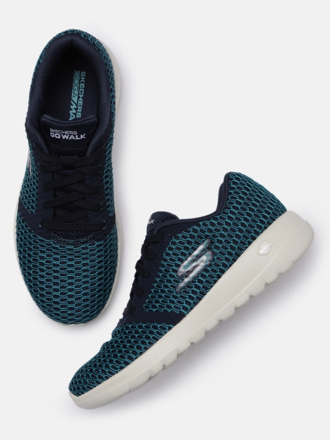 

Skechers Women Turquoise Blue GO WALK JOY- RELISH Walking Shoes