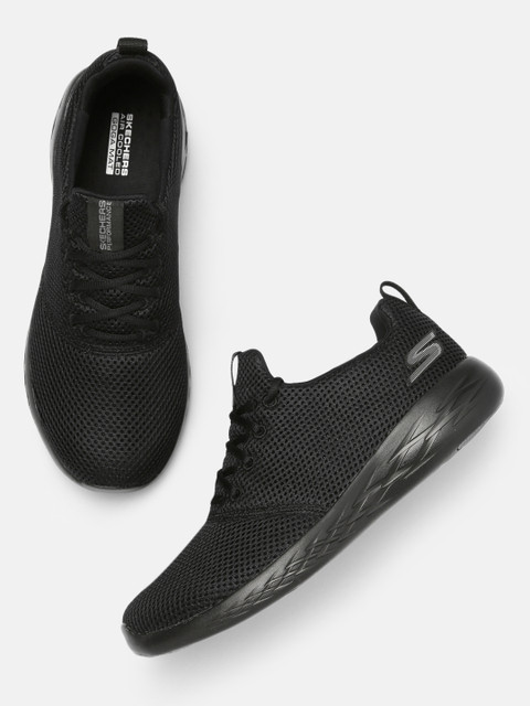 

Skechers Women Black GO RUN 600-DEFIANCE Goga Mat Running Shoes