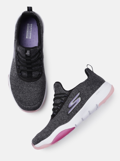 

Skechers Women Black Go Run Exception Running Shoes