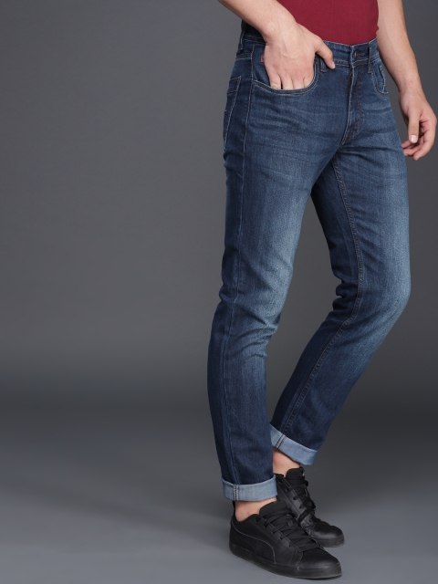 

WROGN Men Blue Slim Fit Stretchable Jeans