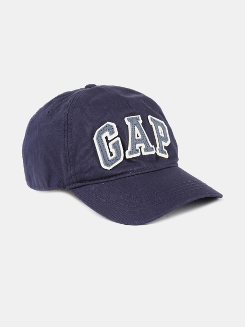 

GAP Boys Navy Blue & Grey Brand Logo Embroidered Baseball Cap