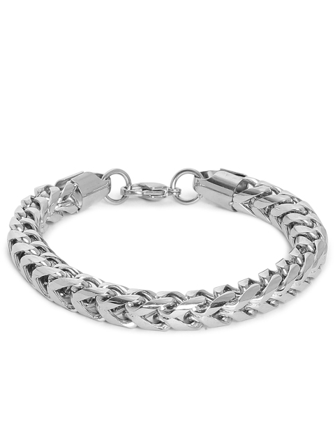 

Alvaro Castagnino Men Silver Coloured Bracelet