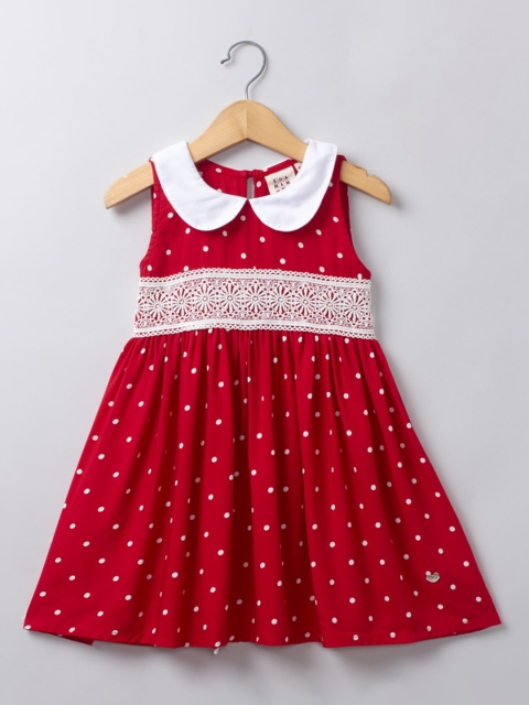 

Ed-a-Mamma Red Peter Pan Collar Dress
